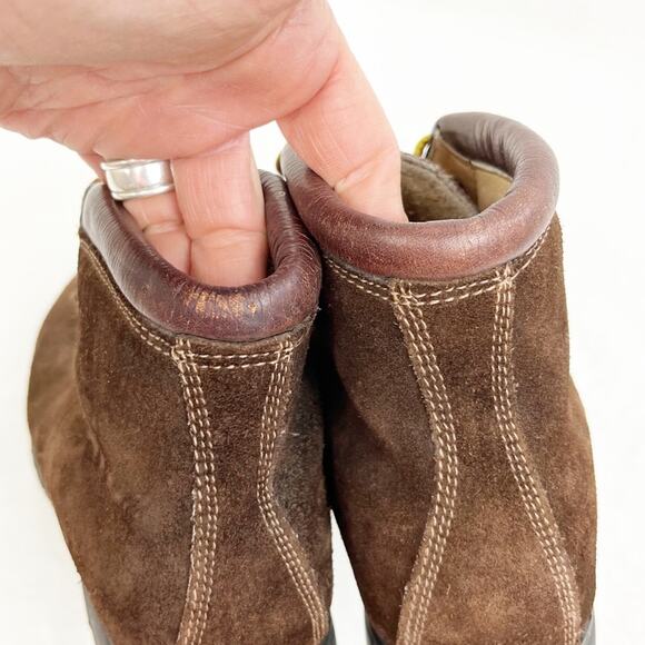 The Alps by Fabiano Womens Hiking Boots Lace Up Suede Mountaineering Size 7.5 - Picture 7 of 11